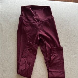 NVGTN Burgundy Leggings
